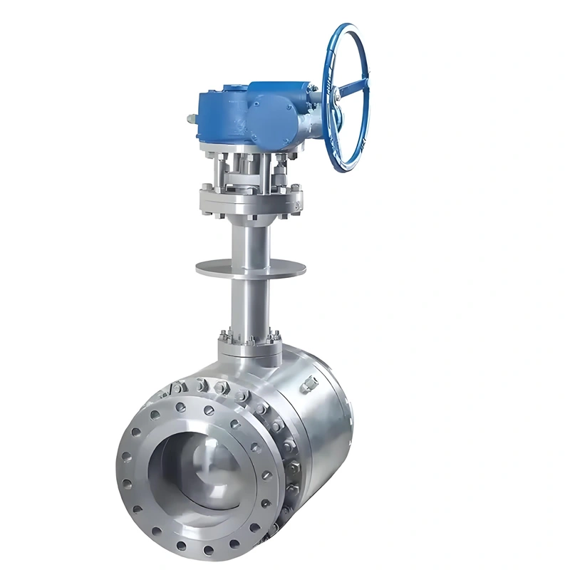 Cryogenic Ball Valve With Gearbox