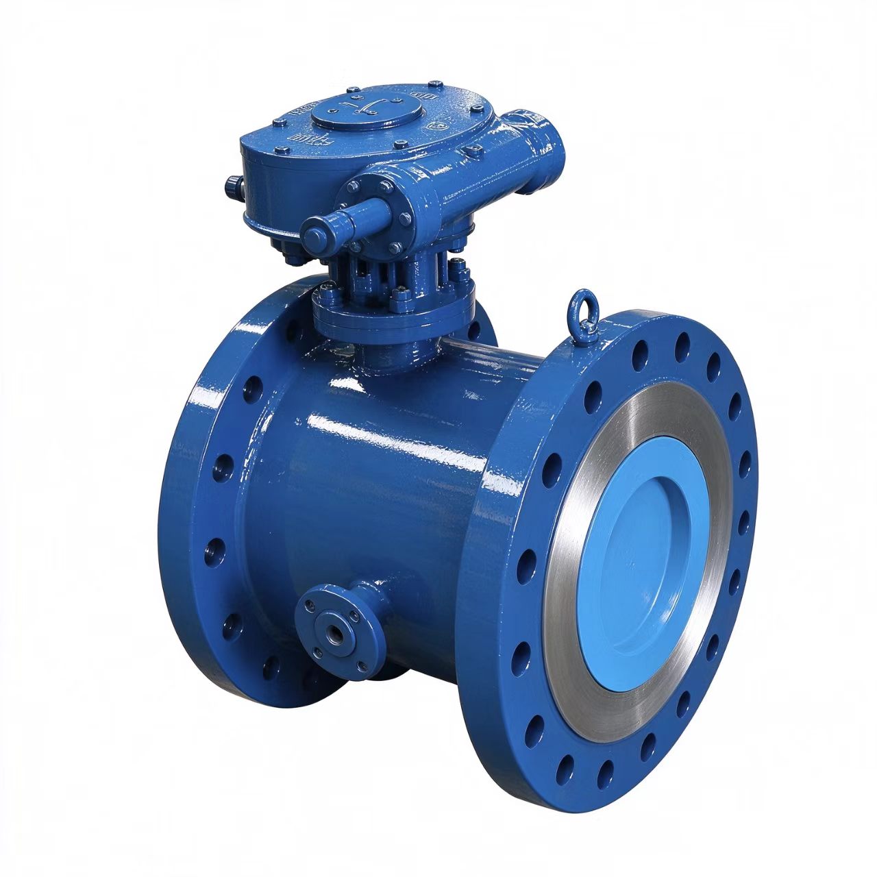 Jacket Ball Valve With Gearbox
